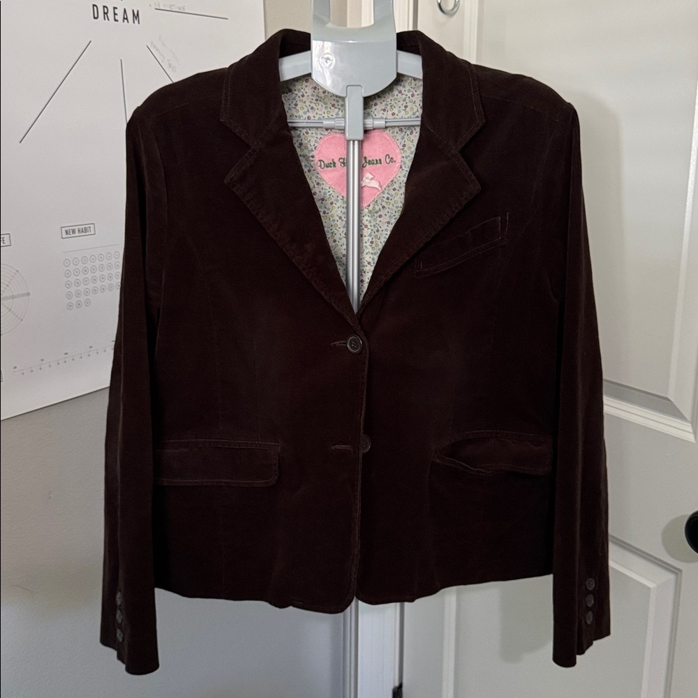 Duck Head Jeans Co. Brown Corduroy Blazer